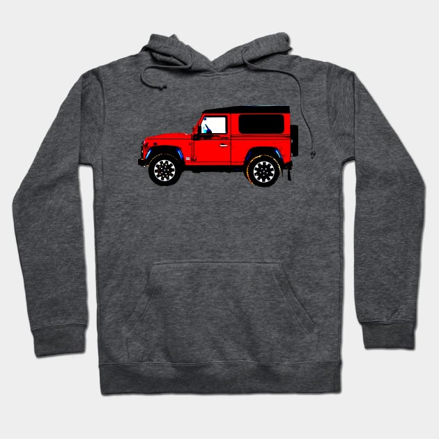 DEFENDER 90 T-SHIRT Hoodie by Cult Classics